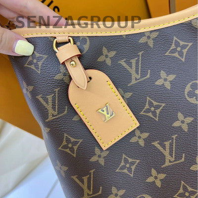 Louis Vuitton Carryall MM Brown Gold Women's Classic Shoulder Bag