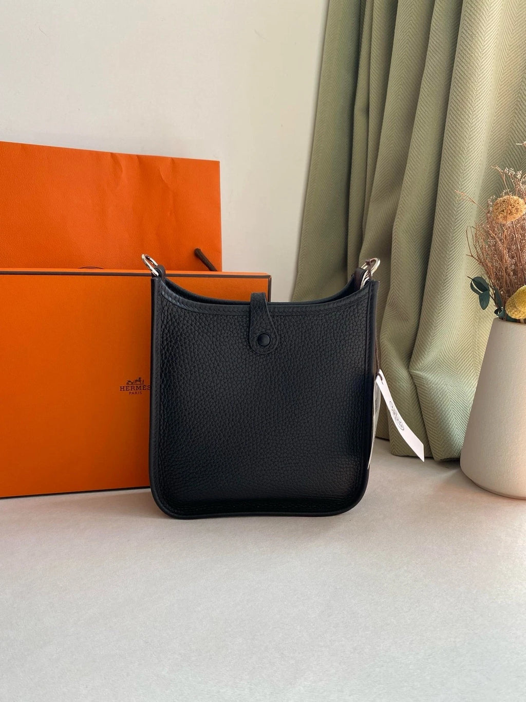 Hermes Evelyne Mini Leather Shoulder Crossbody Bag For Women
