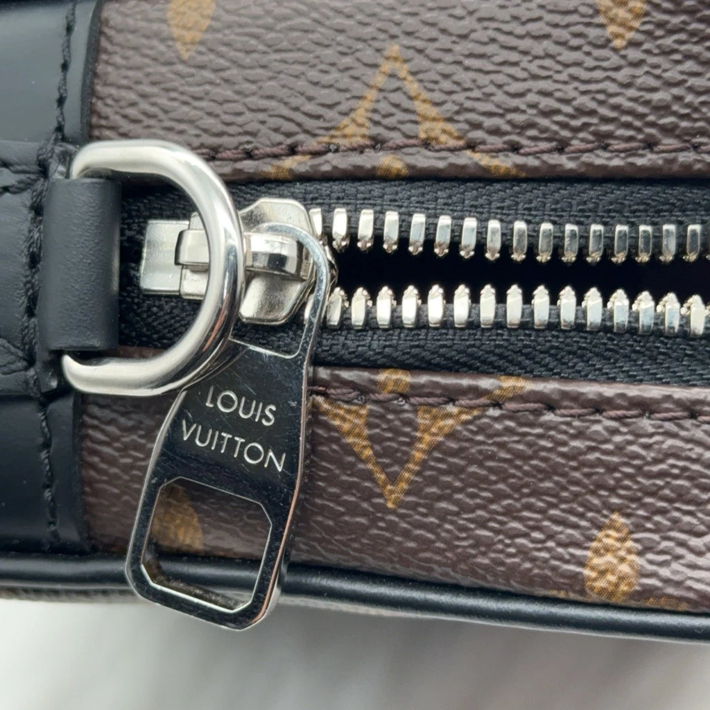 Louis Vuitton Monogram Canvas Leather Kasai Wristlet Clutch For Women