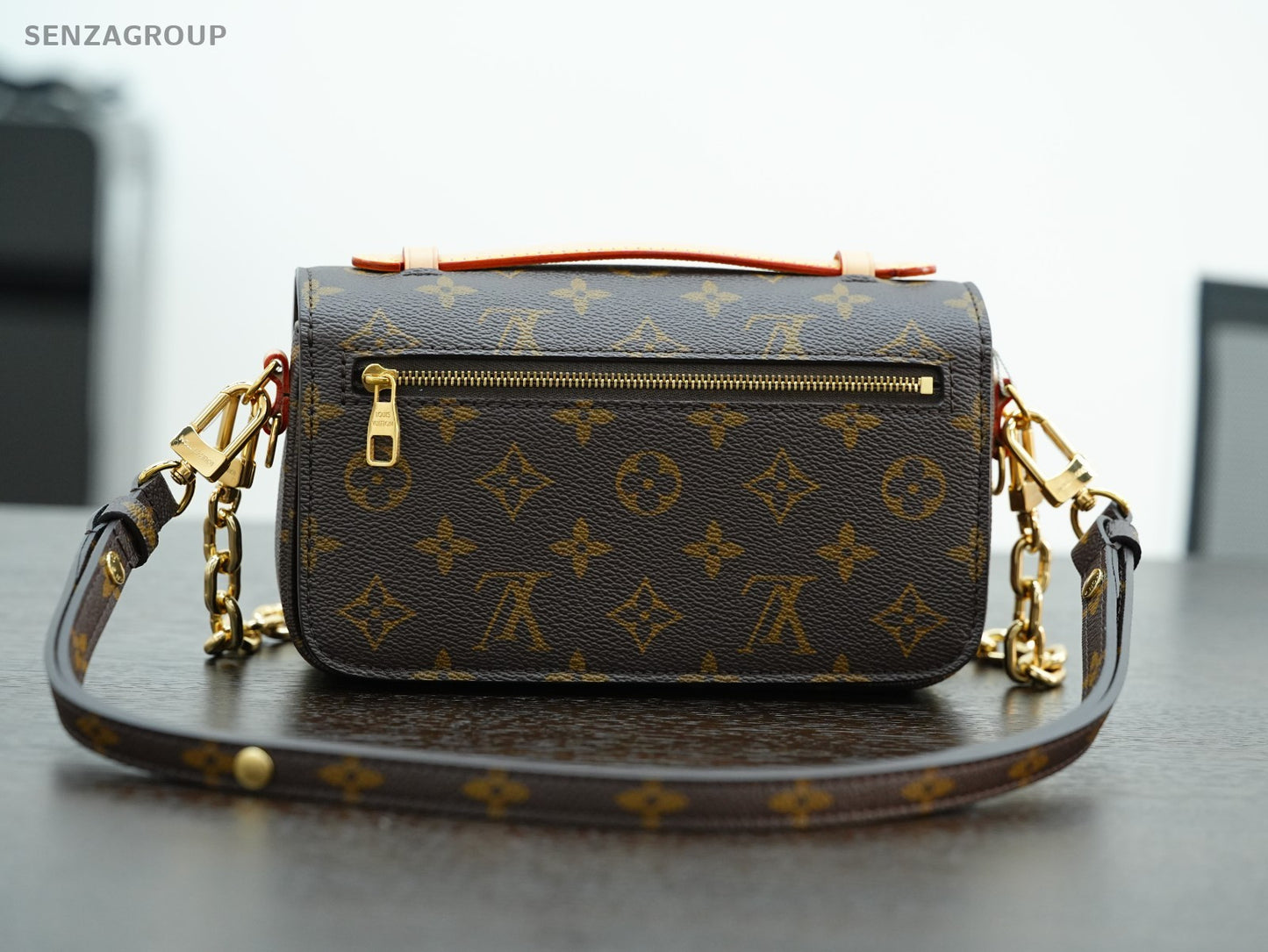 Louis Vuitton Pochette Metis East West Monogram Chain 2way Shoulder bag Women