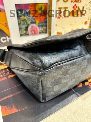 Louis Vuitton Mick Damier Graphite Messenger Bag Men's Classic