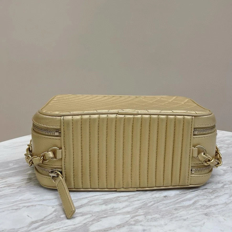 Chanel Classic Camera Bag Gold Chain Shoulder Crossbody Bag for Women