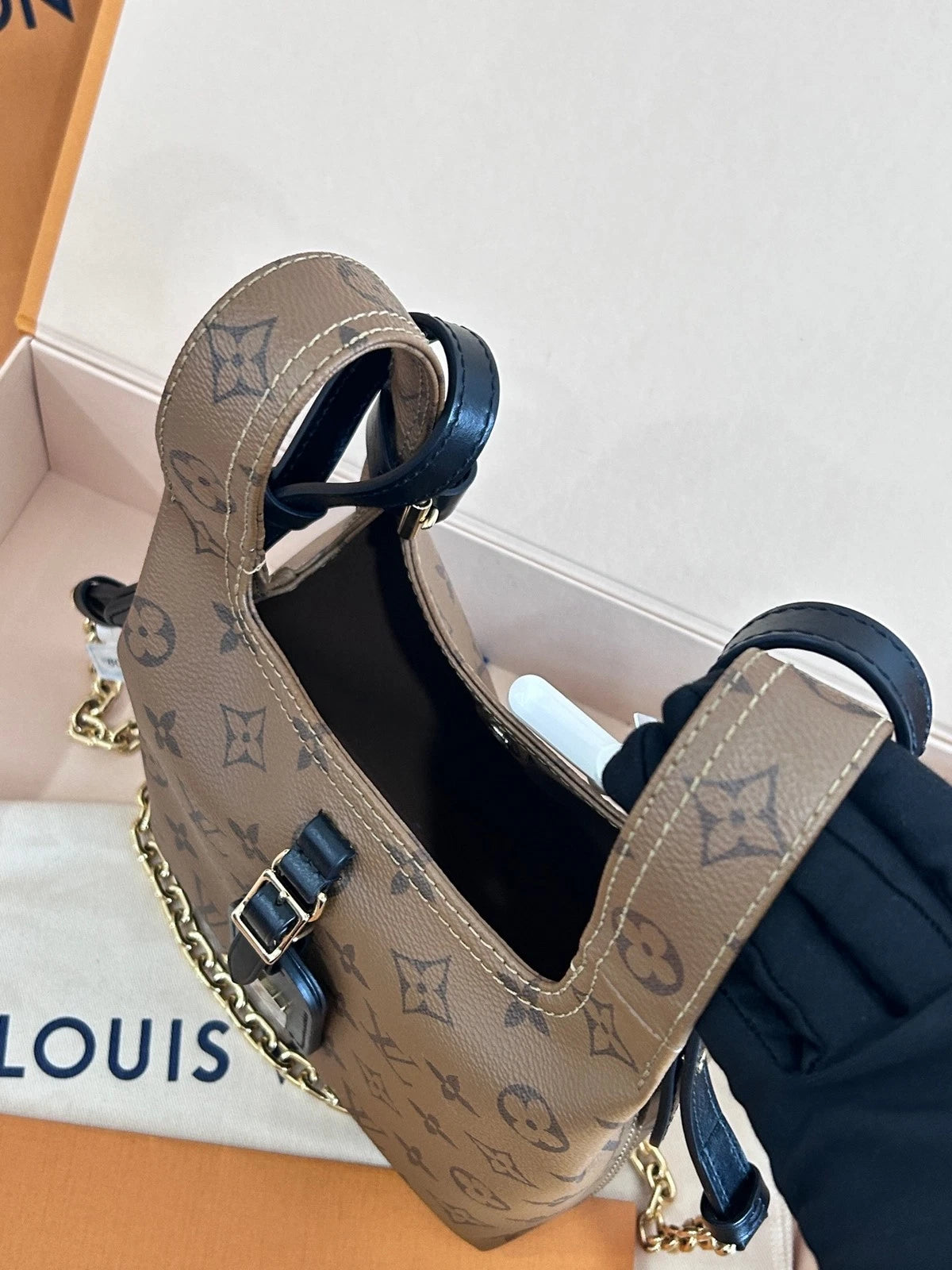 Louis Vuitton Monogram Canvas Bucket Bag For Women
