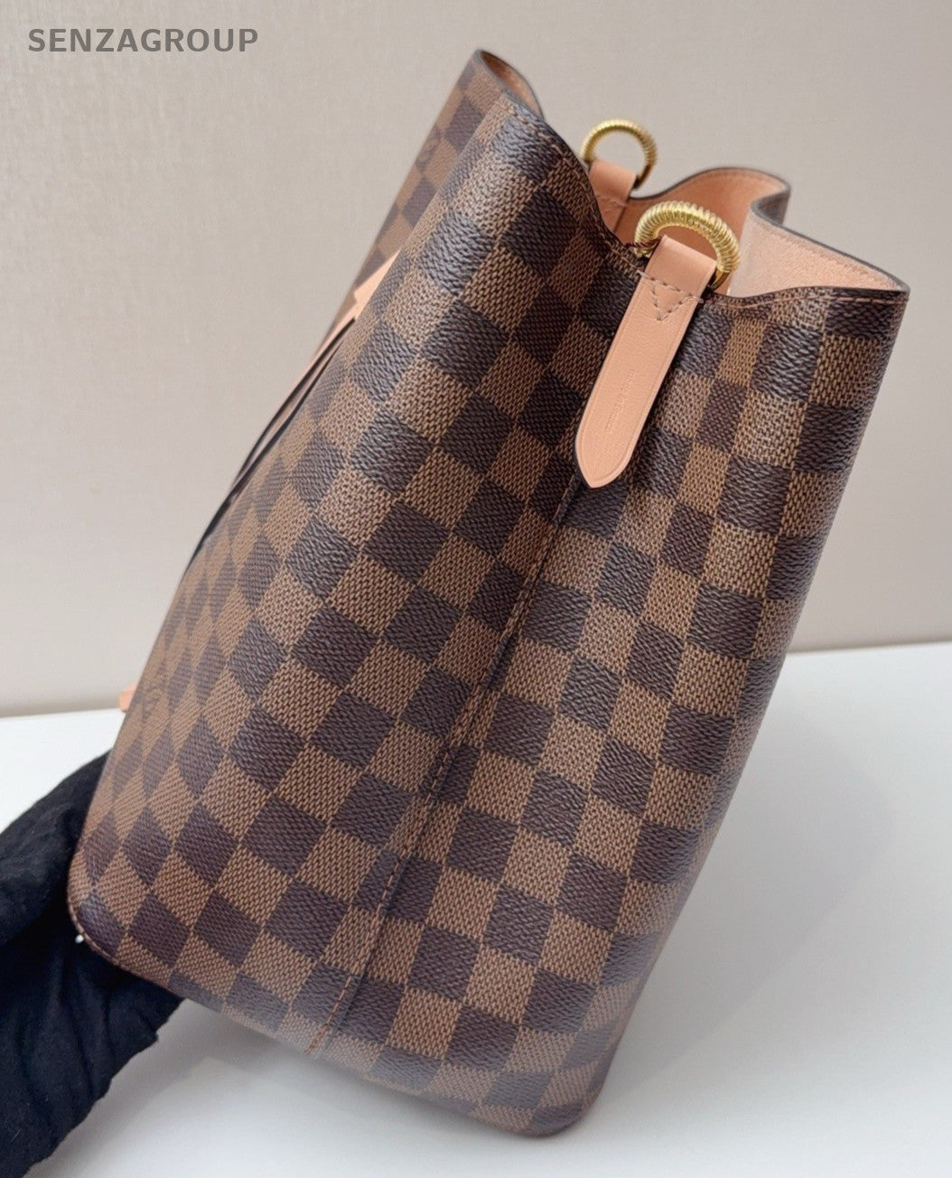 Louis Vuitton NeoNoe Damier Ebene Drawstring Shoulder bag Brown Women Classic