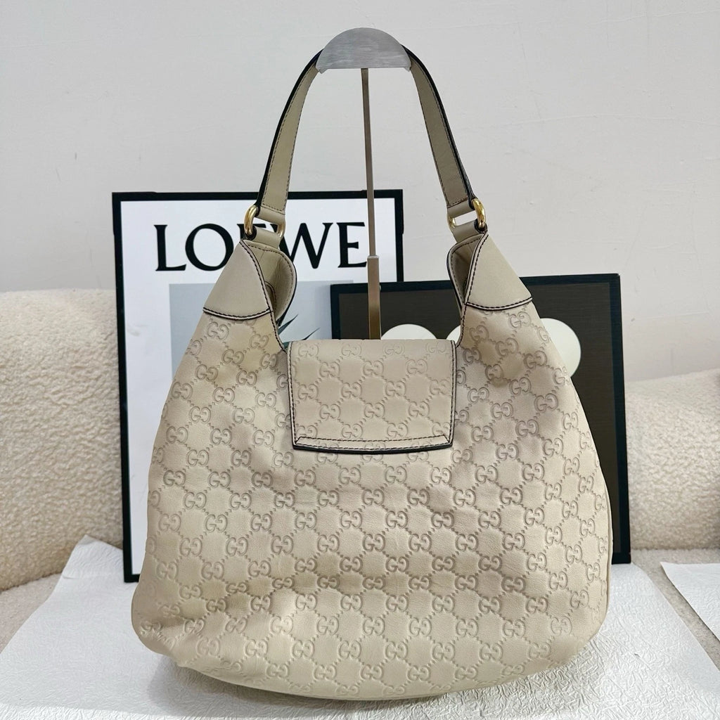 Gucci Vintage Monogram Canvas Shoulder Bag For Women