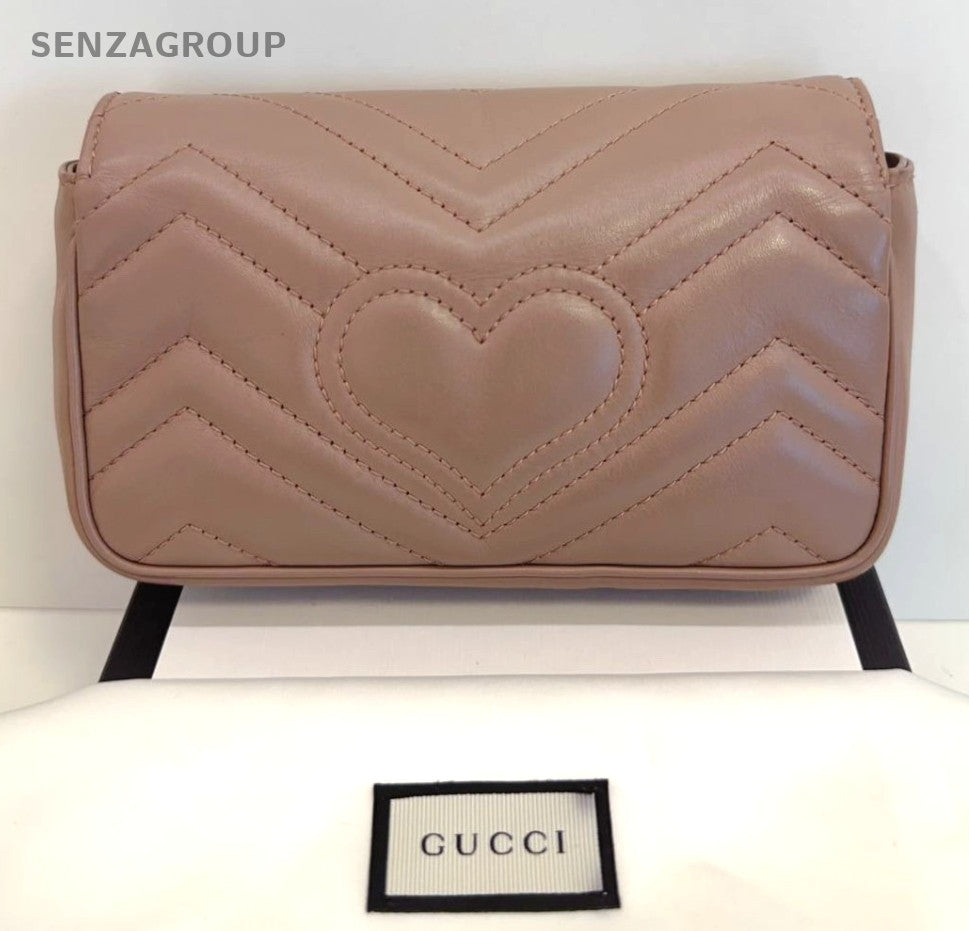 GUCCI GG Marmont mini Chain Shouldetr bag Crossbody Women