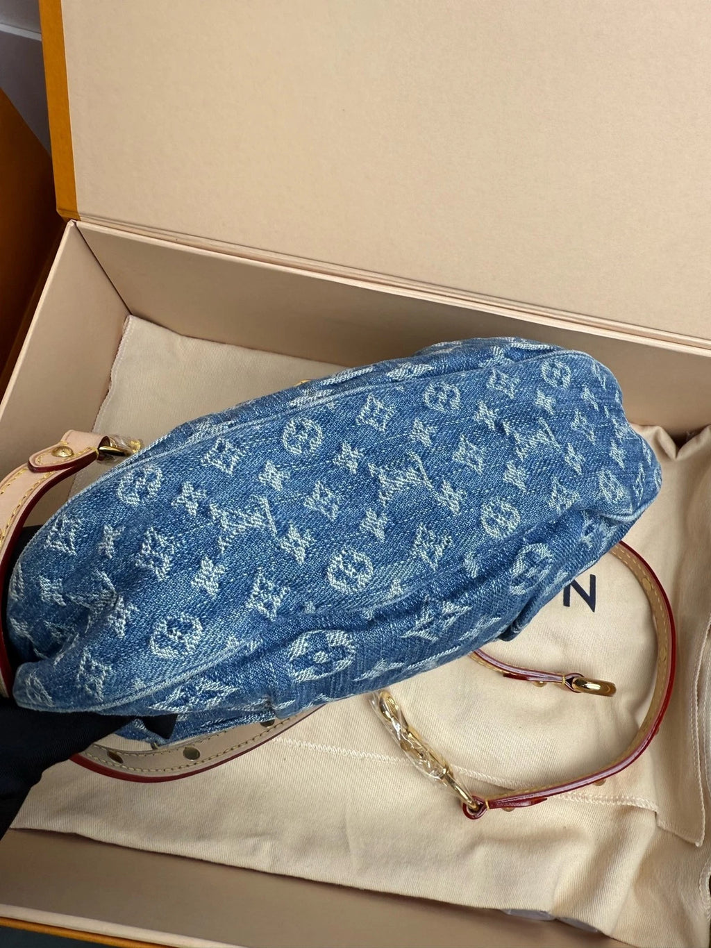 Louis Vuitton Sunset Monogram Denim Shoulder Bag