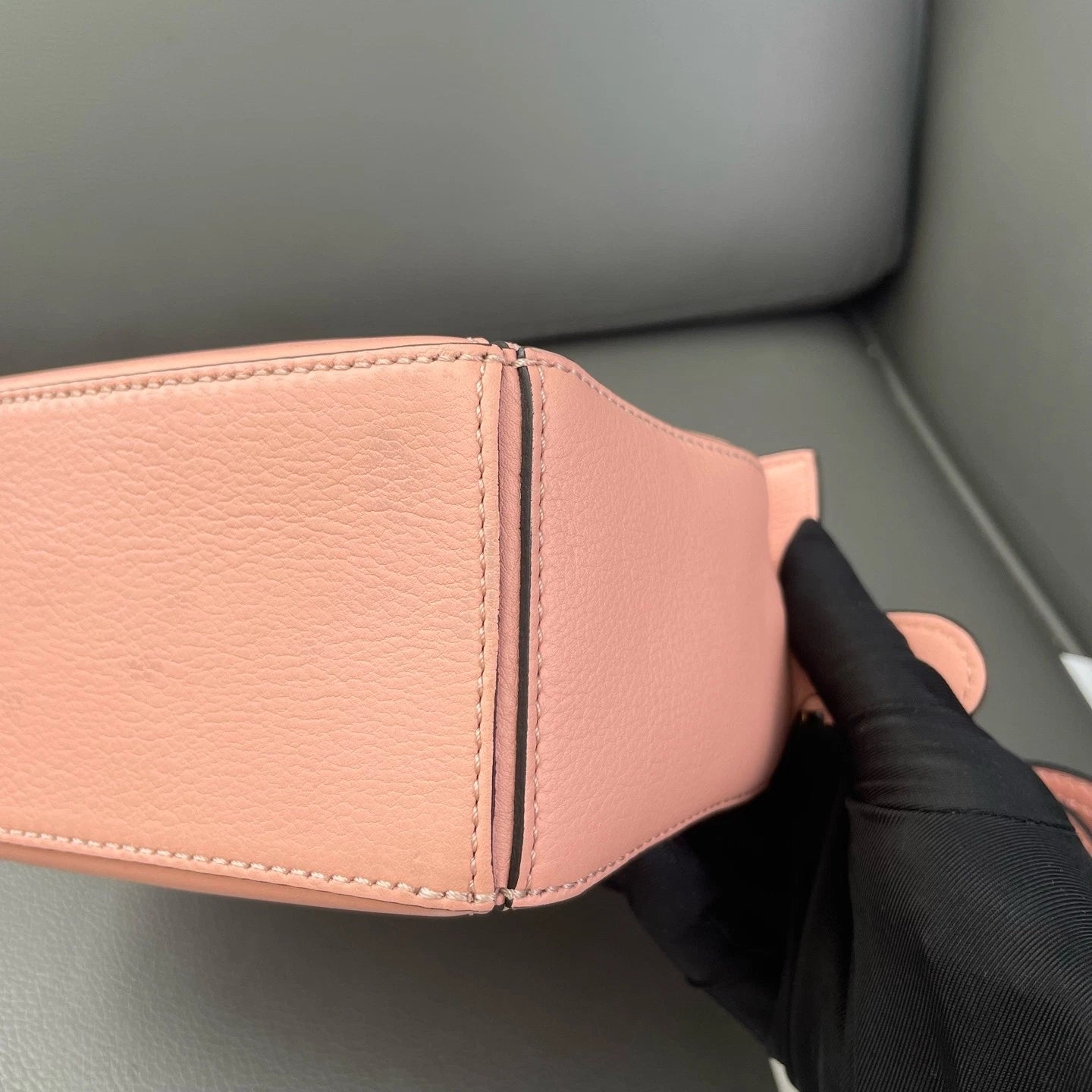Loewe 2021 Calfskin Puzzle Mini Pink Geometric Handbag Crossbody For Women