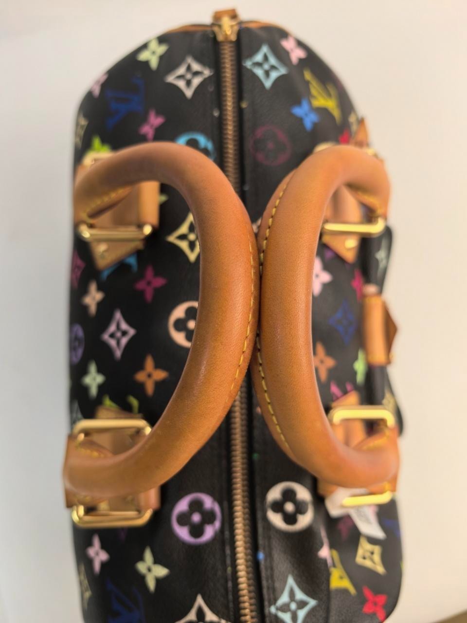 SJ0001 LV Multicolore Speedy 30 Black monogram XP01347