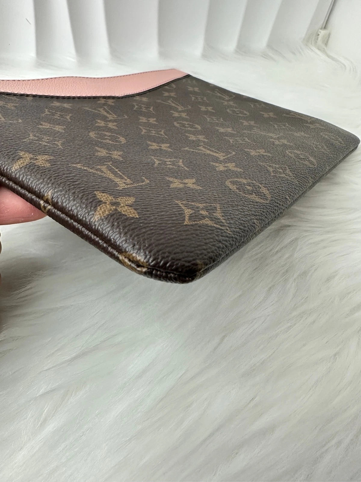 Louis Vuitton Monogram Colorblock Canvas Clutch For Women