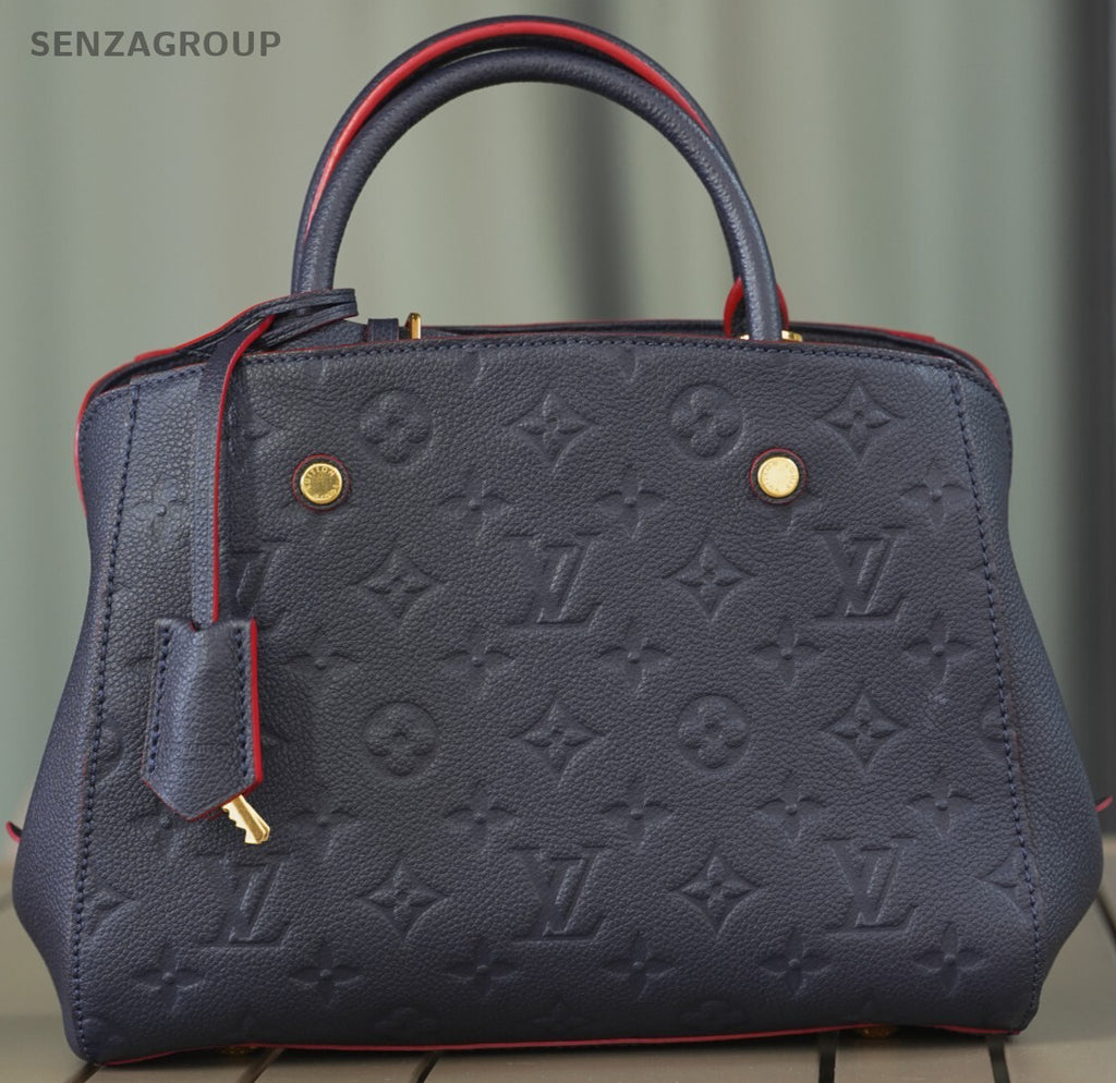 Louis Vuitton Navy Blue Monogram Empreinte Montaigne BB Shoulder bag crossbody