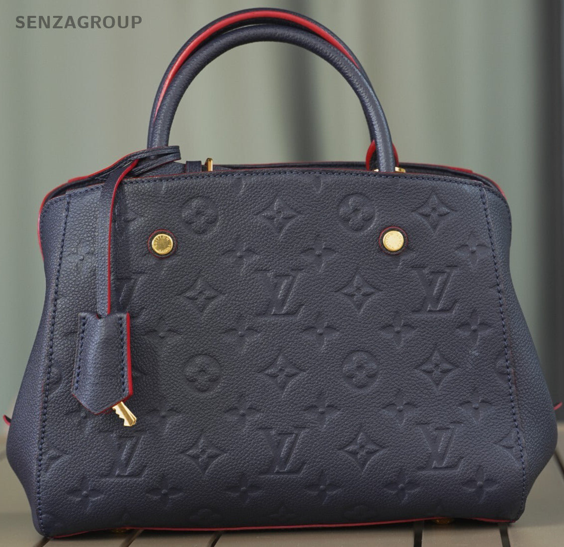 Louis Vuitton Navy Blue Monogram Empreinte Montaigne BB Shoulder bag crossbody