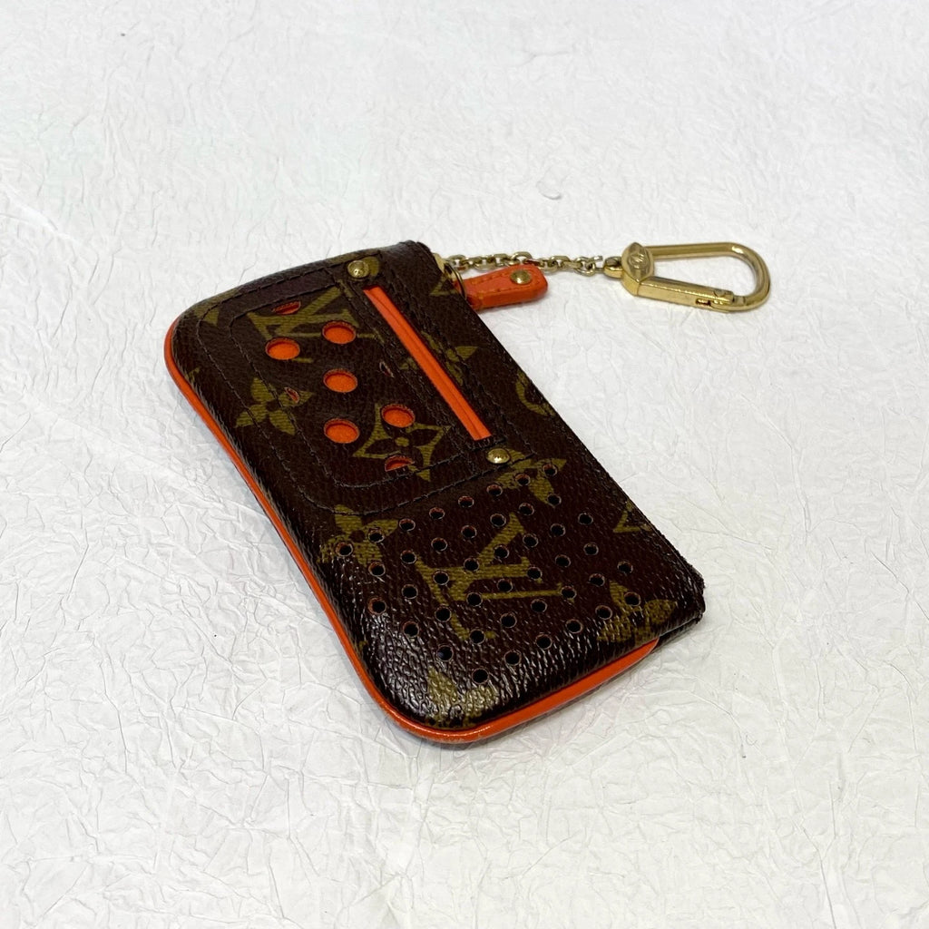 Louis Vuitton Monogram Canvas Key Coin Pouch Wallet Women