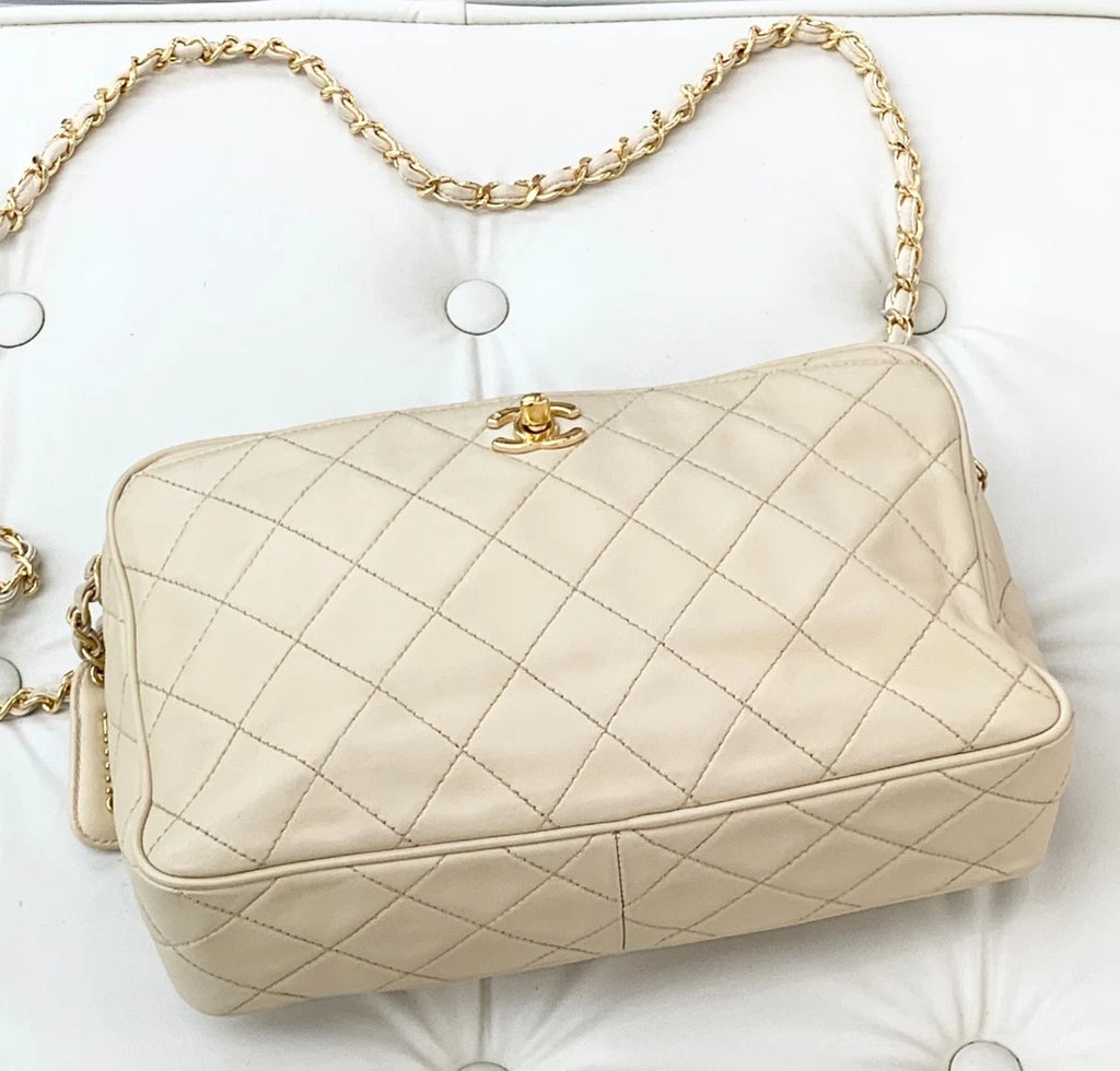 Chanel Lambskin 2Ways Shoulder Bag Crossbody Bag Women S