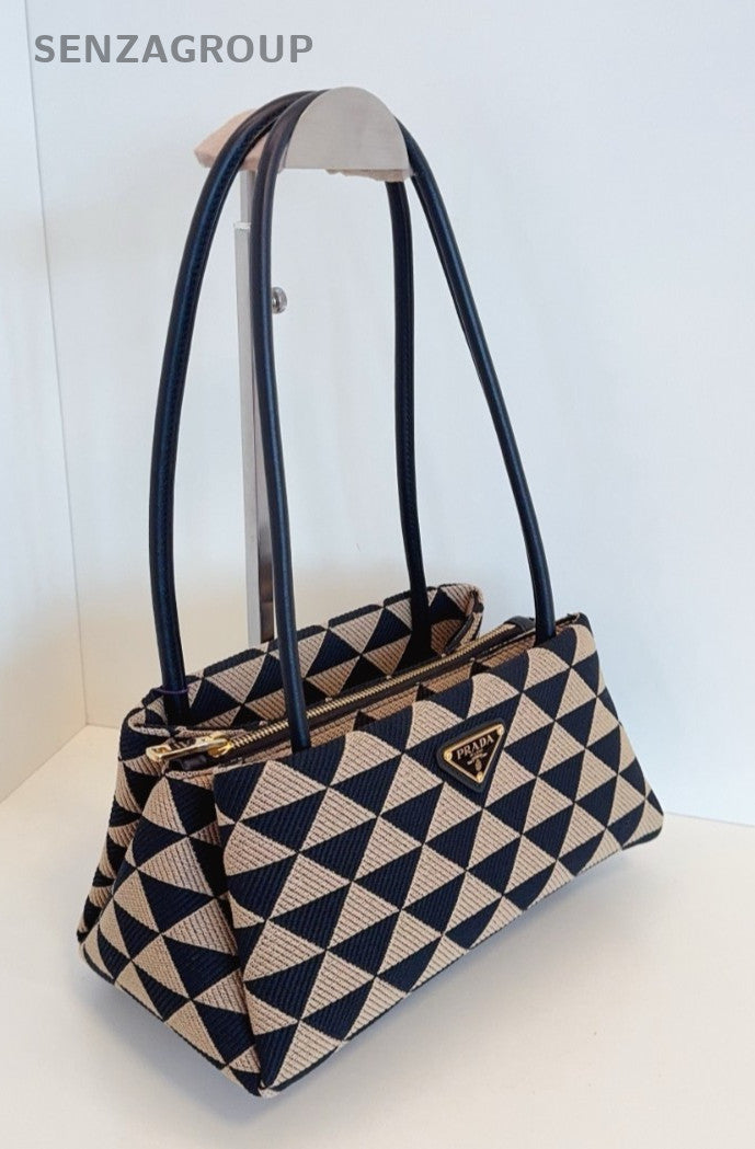 PRADA Symbole Triangular pattern Shoulder bag PM Limited Edition Handbag Women