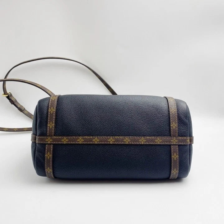 Louis Vuitton Express PM Black Calfskin Monogram Shoulder Bag