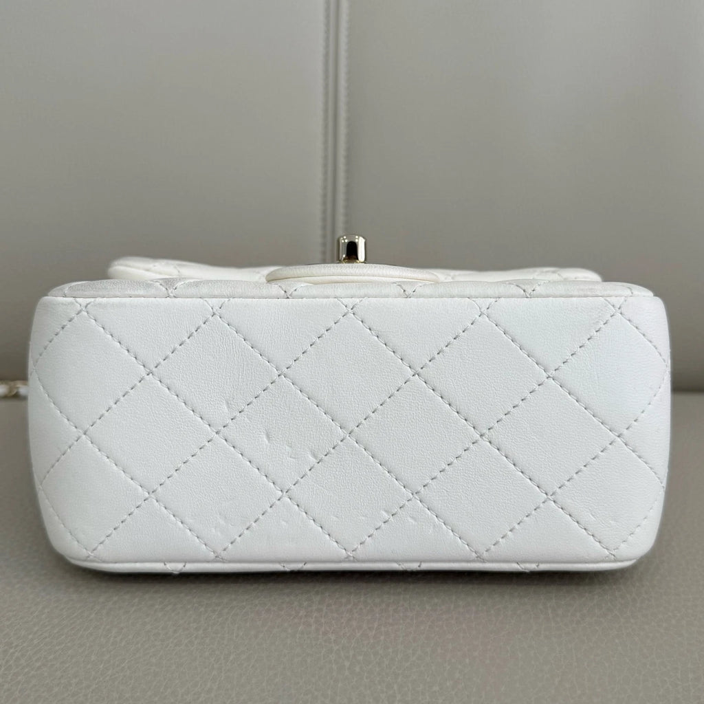CHANEL CF Square Lambskin Shoulder Crossbody Bag For Women