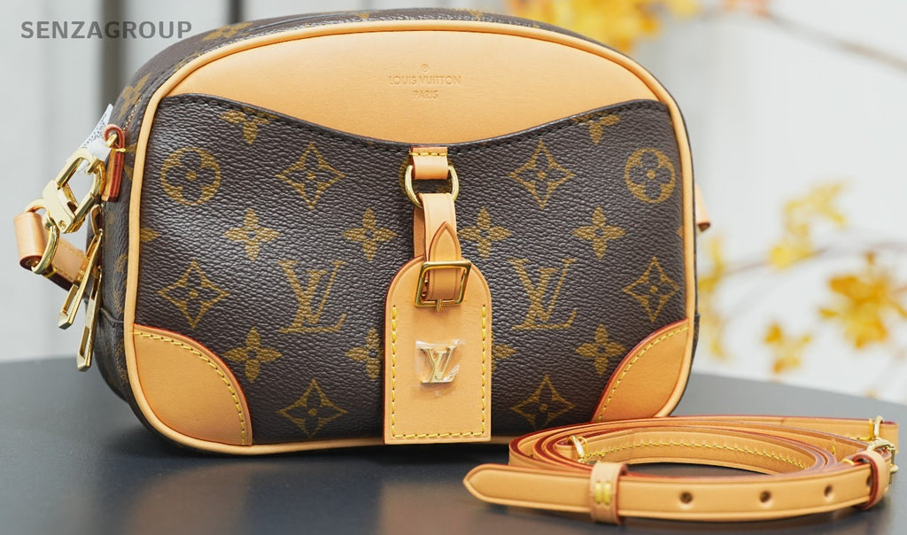 Louis Vuitton M45528 Monogram Canvas Deauville Handbag Crossbody bag Brown