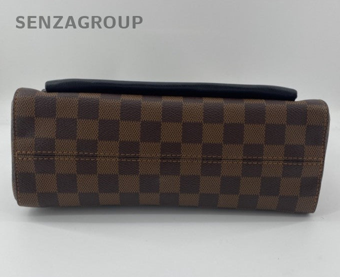 Louis Vuitton Vavin MM Chain Shoulder Bag Brown Black Gold Women Classic