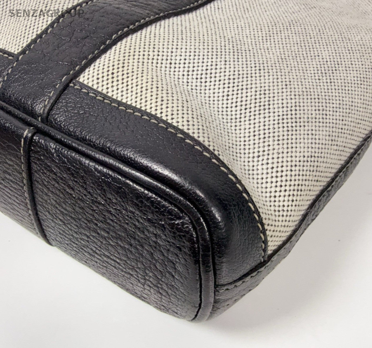 Hermes Garden Flie28 Handbag Crossbody Gray Black Silver Women Classic