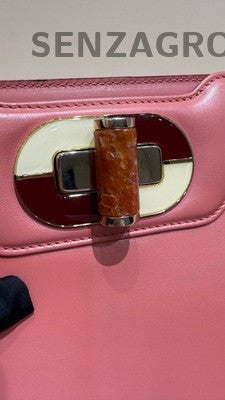 Bulgari Isabella Rossellini Pink Gold Women's Shoulder Bag Fashion