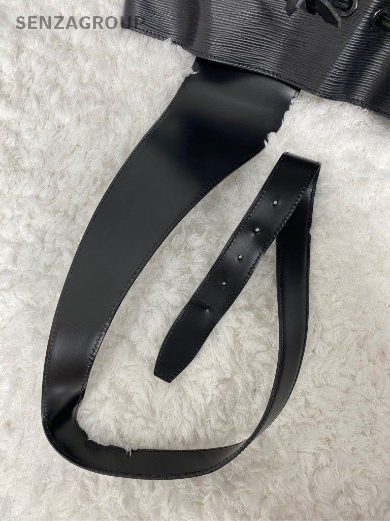 Louis Vuitton Epi Bucket Crossbody Black Unisex Adults Classic