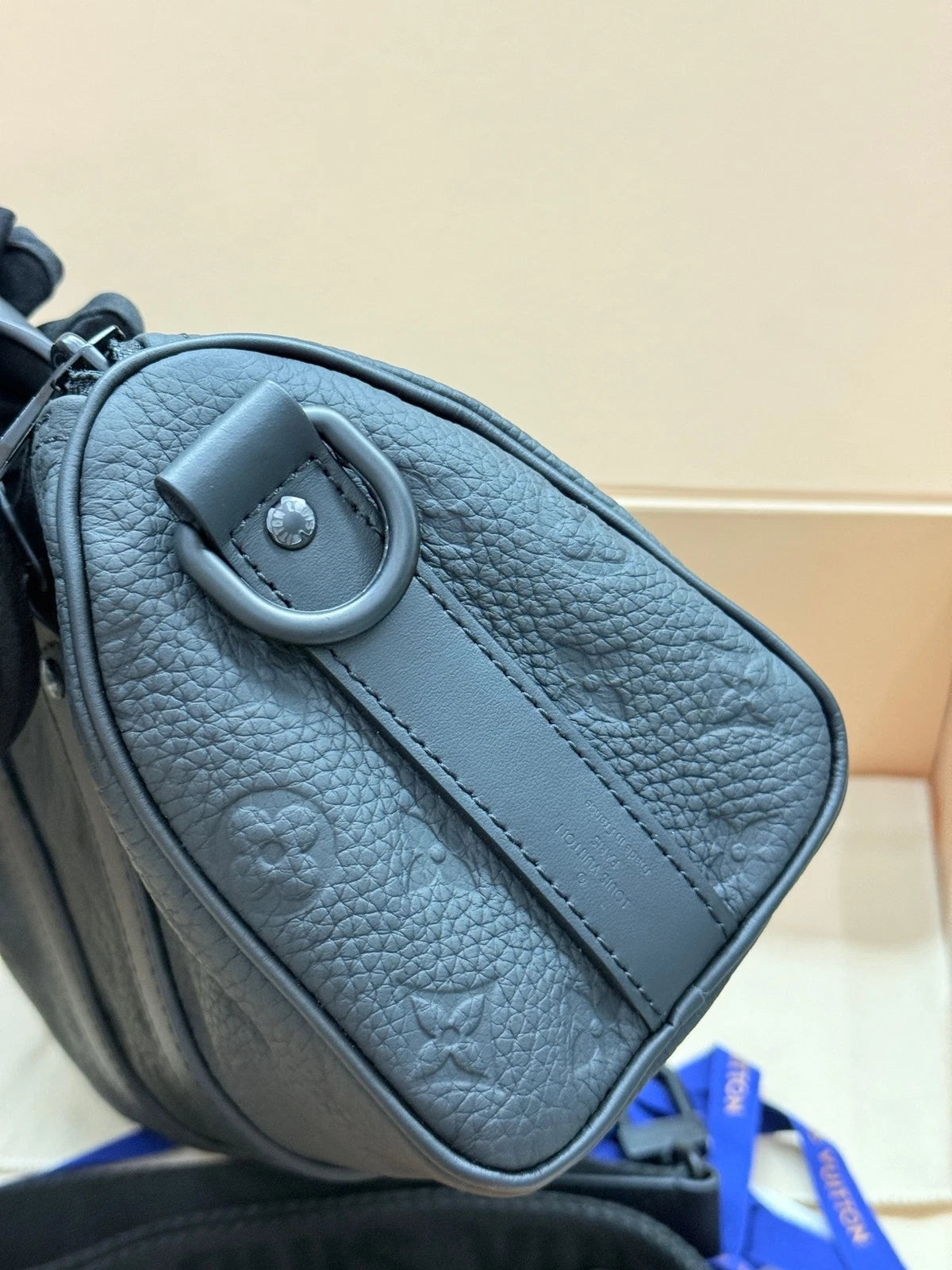 Louis Vuitton Black Keepall25 Top Handle Bag For Women