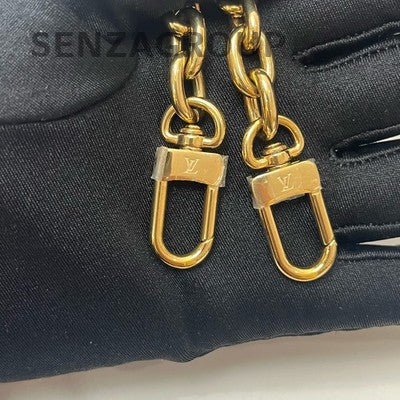 LV Monogram Box Bag Brown Gold Chain Crossbody Shoulder Bag Women