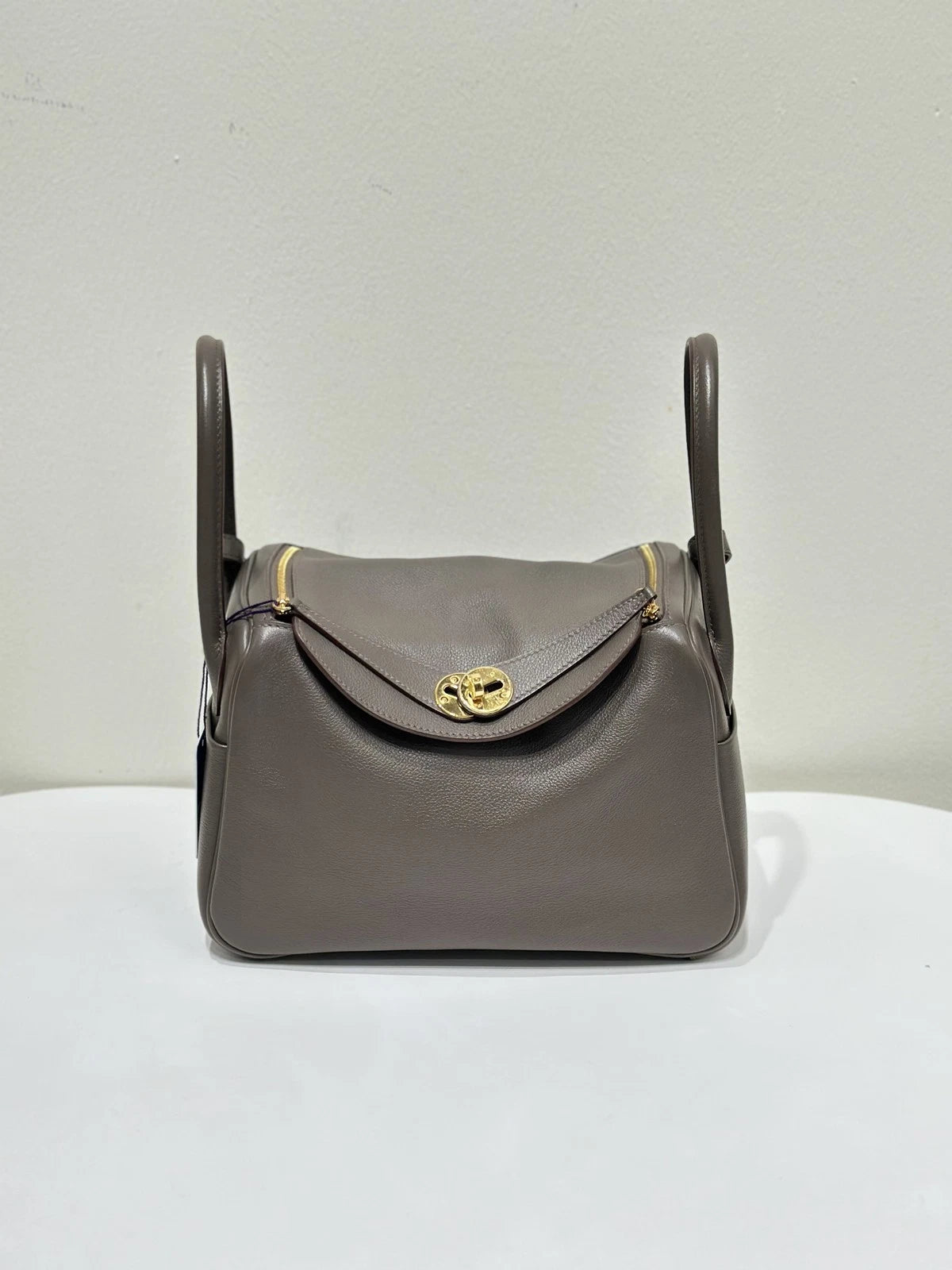 Pre-owned Hermes Lindy 26 Evercolor Leather Women Top Handle Bag