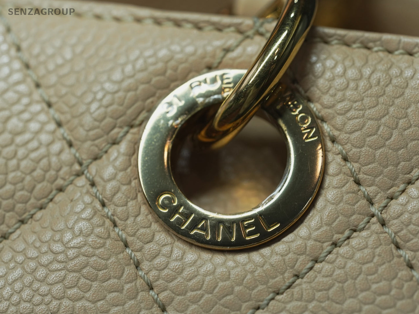 CHANEL Petite timeless Light pink Quilted Caviar Shoulder Handbag
