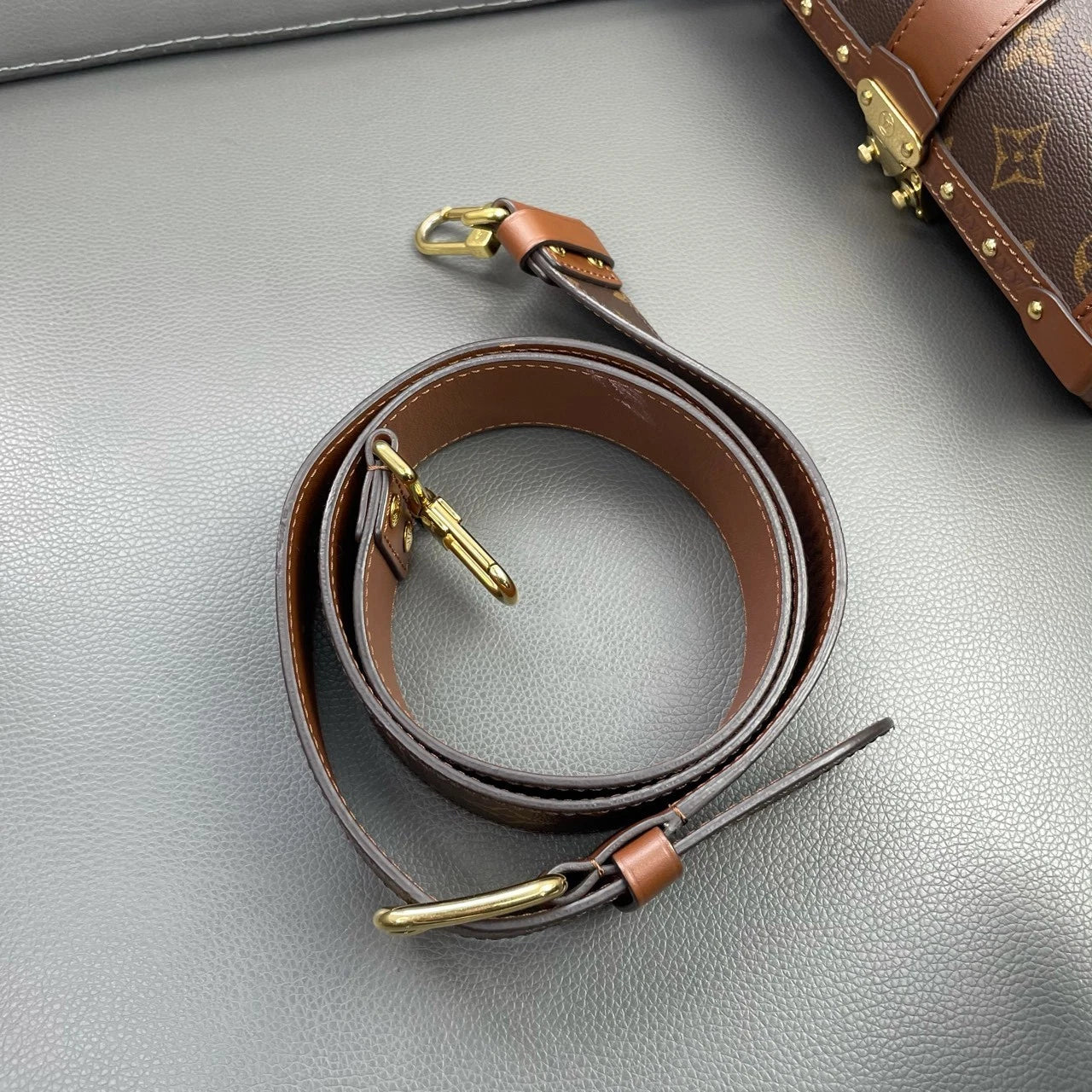 Louis Vuitton Monogram Canvas Papillon Trunk Cylinder Crossbody Women