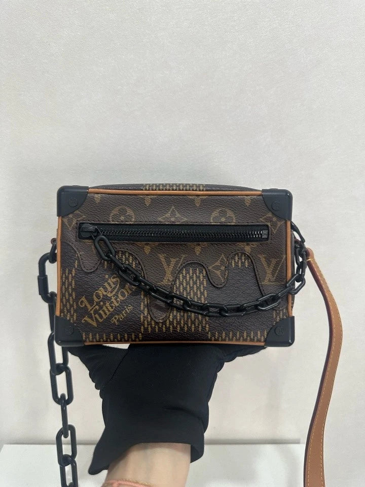 Pre-owned Louis Vuitton x Nigo Soft Trunk Canvas Box Bag Unisex
