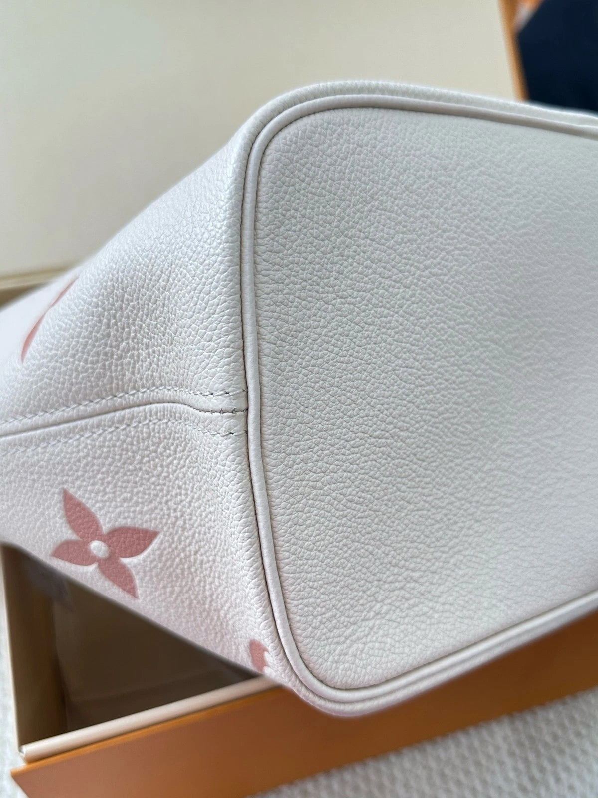 Louis Vuitton Strawberry Milk Neverfull Medium Tote Bag For Women