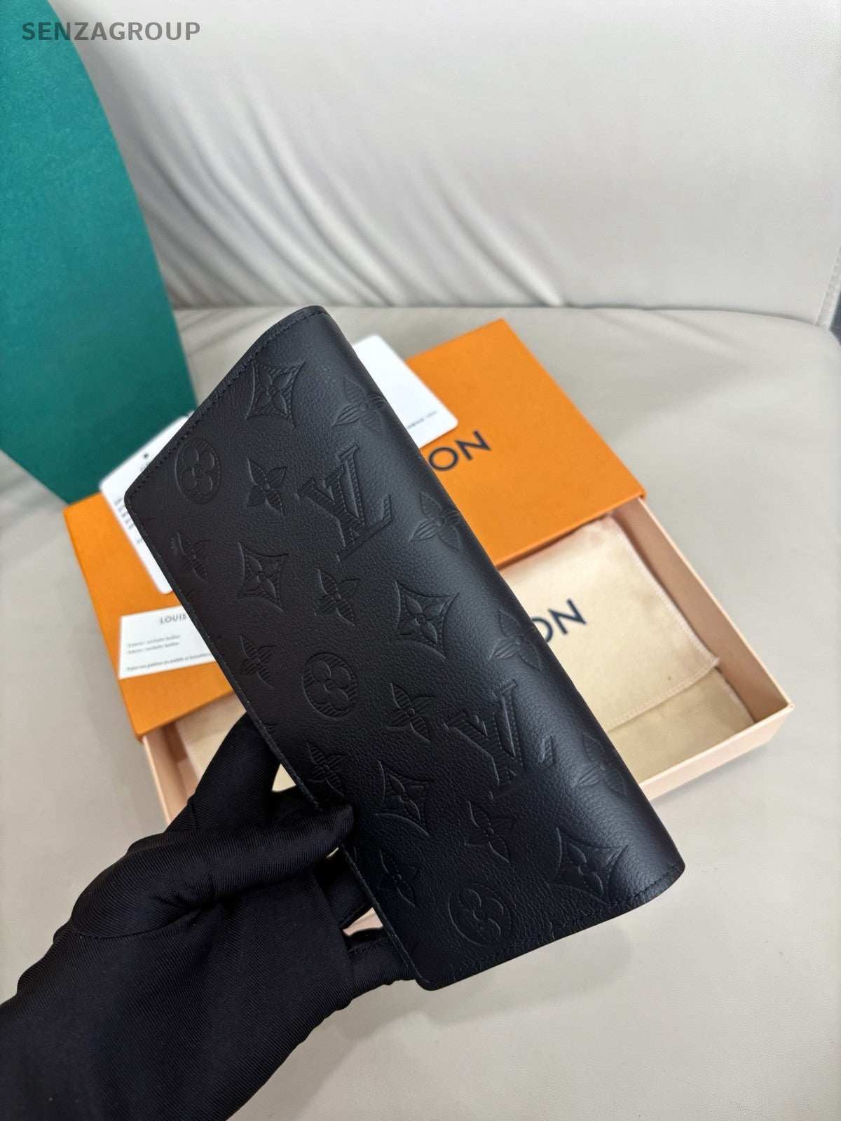 Louis Vuitton Brazza Wallet Monogram Empreinte Chip Version Brand NEW