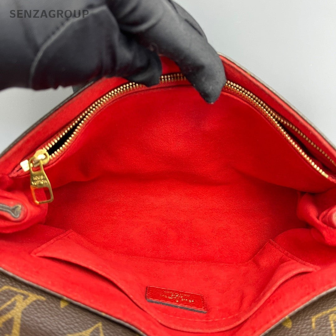 Louis Vuitton Saint Monogram Chain Strap Shoulder bag Red Women Crossbody