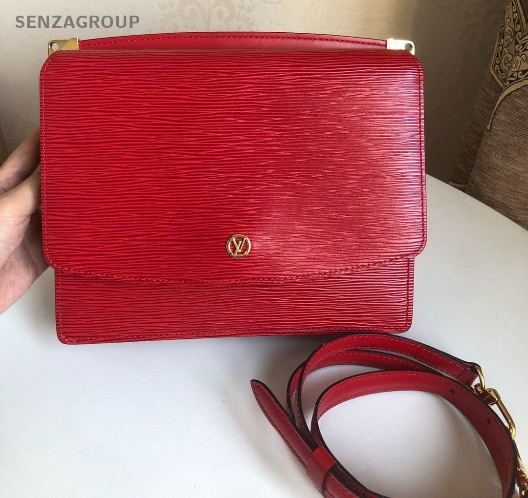 Louis Vuitton Water ripples shoulder bag red crossbody woman