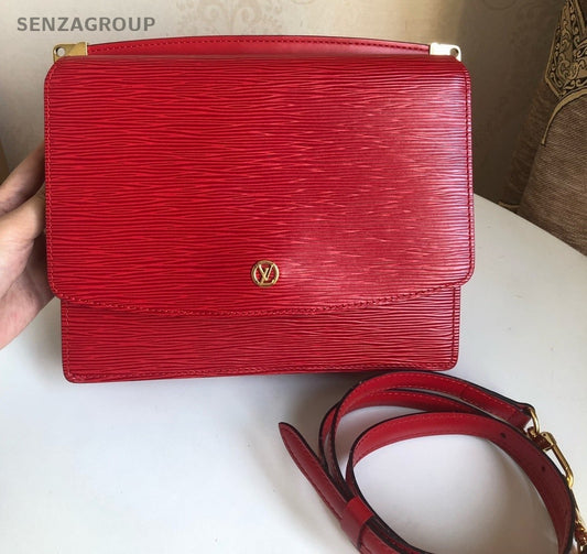 Louis Vuitton Water ripples shoulder bag red crossbody woman