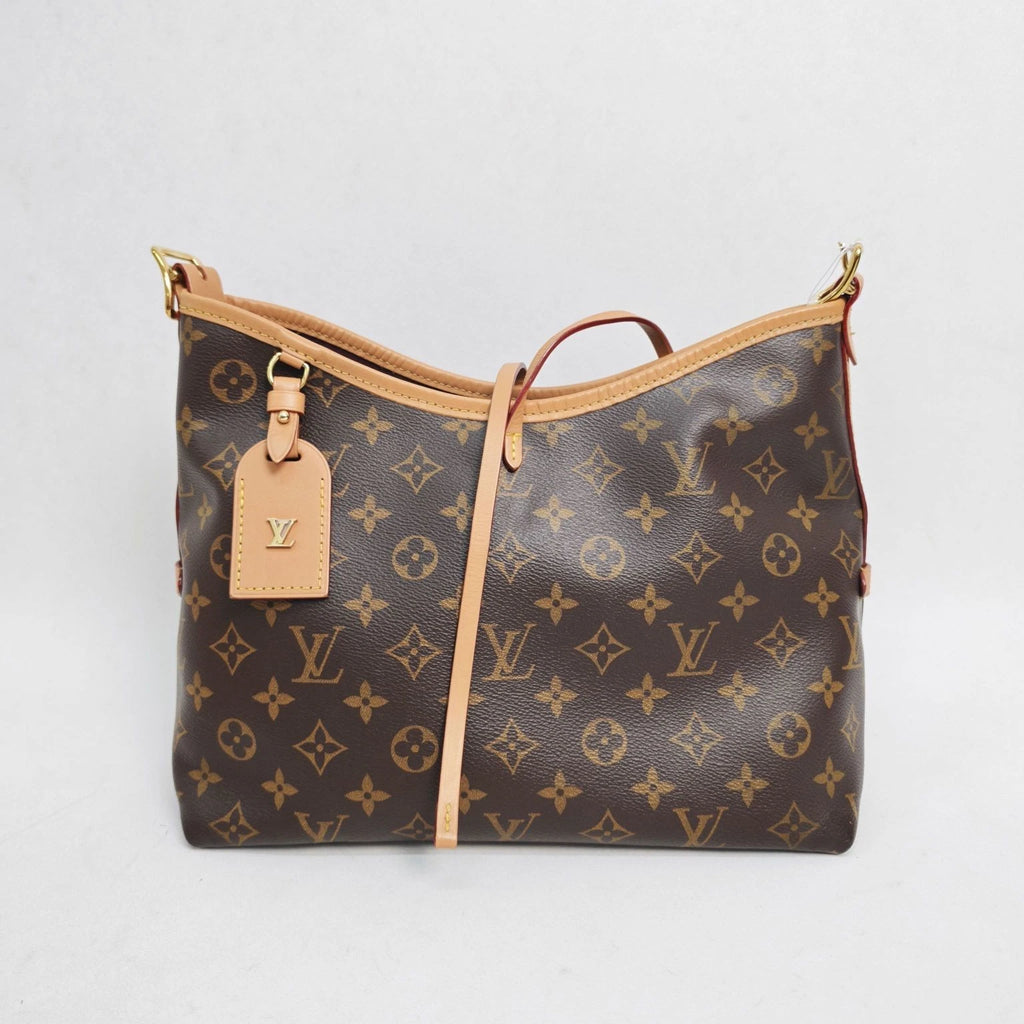 Louis Vuitton Carryall Monogram Canvas Shoulder Bag Excellent