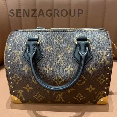Louis Vuitton Speedy Trunk Monogram Brown Handbag with Chain Strap
