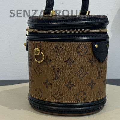 Louis Vuitton Monogram NeoNoe Bucket Bag Brown Gold Hardware Women's Classic