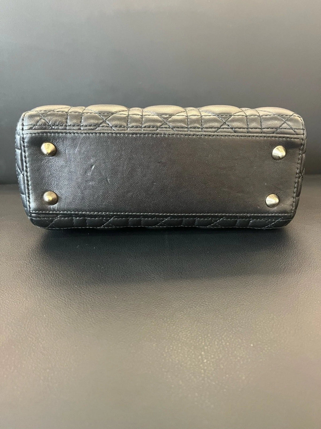 Dior Lady Dior Lambskin Crossbody Handbag Excellent
