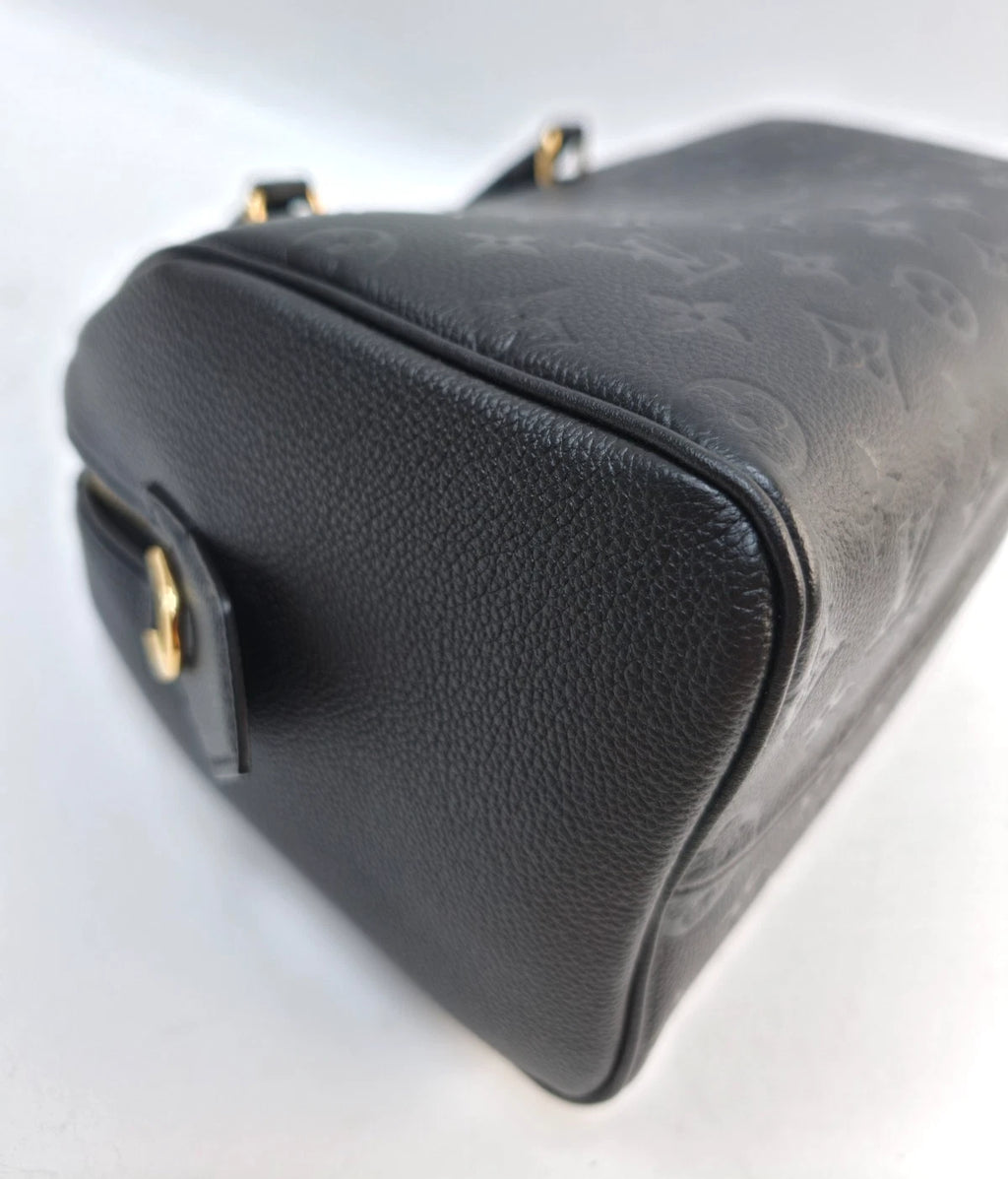 Louis Vuitton Speedy25 Monogram Empreinte Black Crossbody Excellent