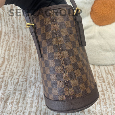 Louis Vuitton Monogram Canvas Noe Bucket Bag Brown Gold Hardware