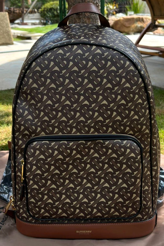 Burberry Backpack Shoulder Bag Brown Brand New Unisex Adults