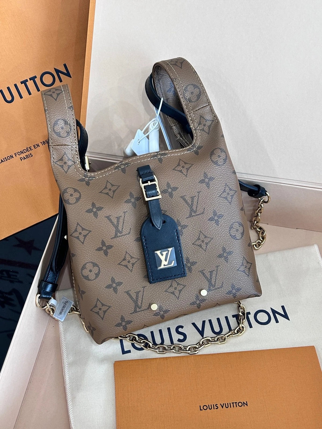 Louis Vuitton Monogram Canvas Bucket Bag For Women