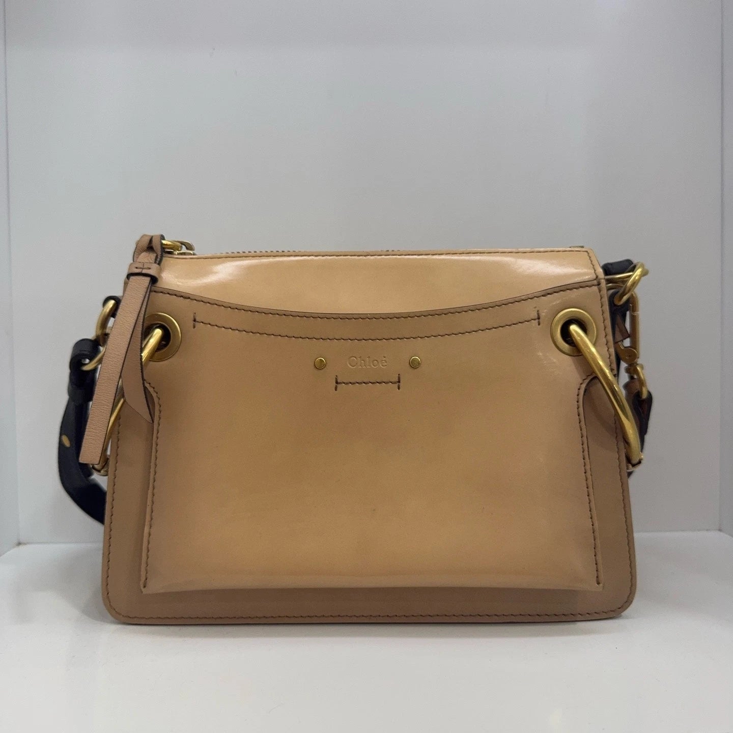 Chloe Double Ring Zipper Shoulder Crossbody Underarm Bag For Women