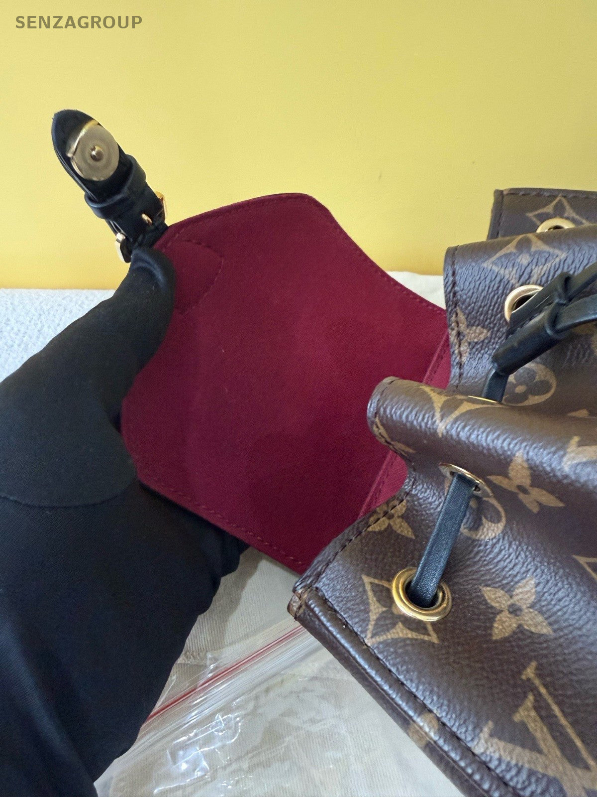 Louis Vuitton Montsouris Bb Monogram BackPack Top Handle Shoulder bag M45516