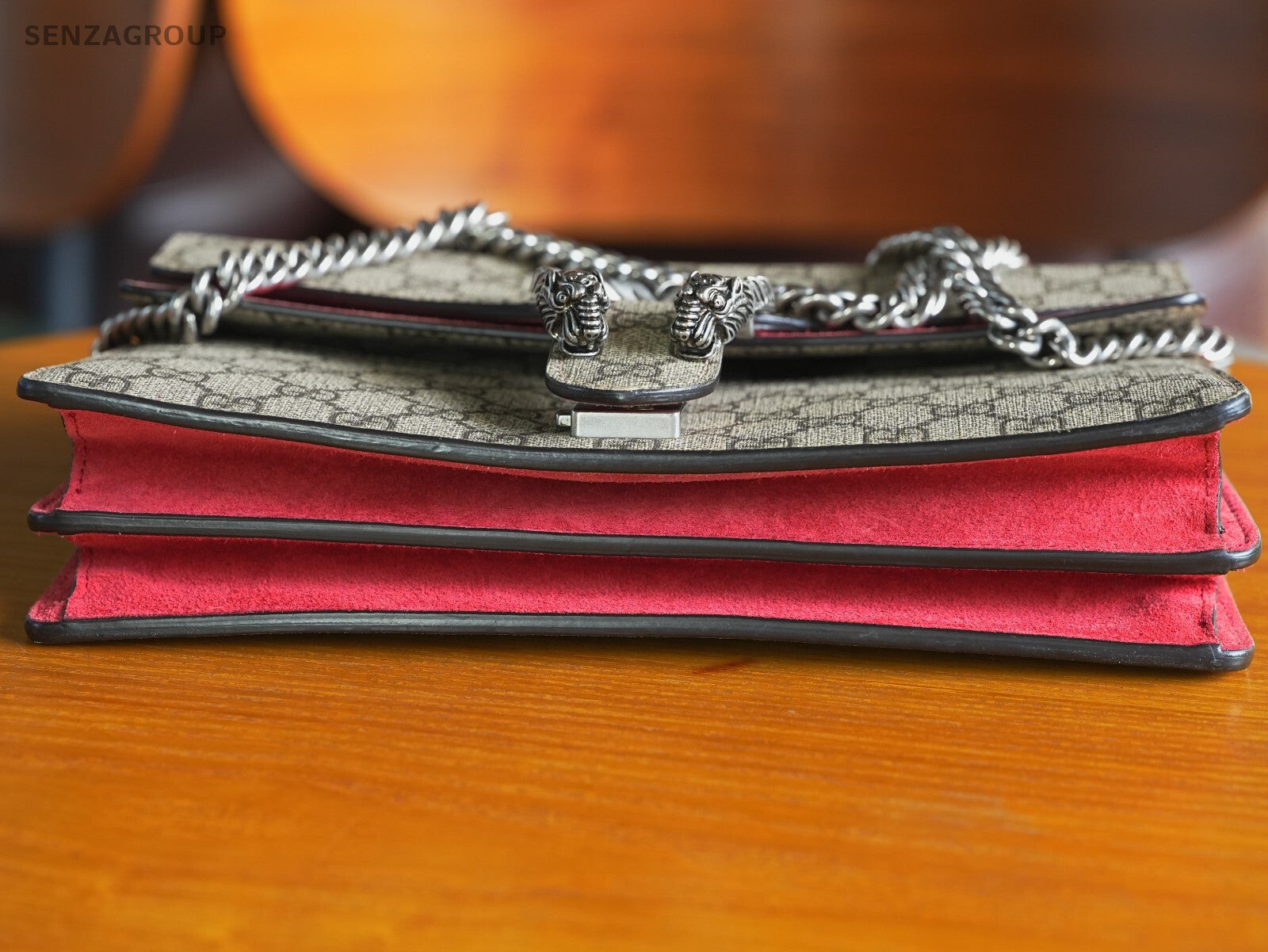 GUCCI Dionysus GG red Shoulder bag Crossbody