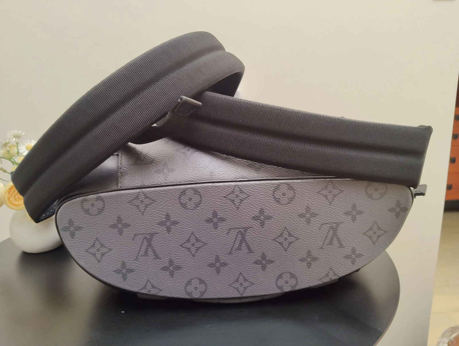 Louis Vuitton Canvas Christopher Small Black Grey Backpack For Unisex