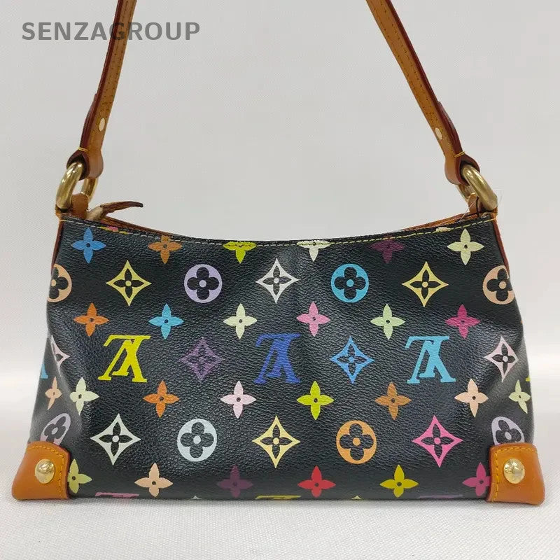SJ0001 Louis Vuitton vcoated canvas Crossbody Bags Eliza Black Multicolore